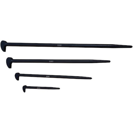 Exxo 4PC ROLLING HEAD PRY BAR SET 6, 12, 16, 20 7352